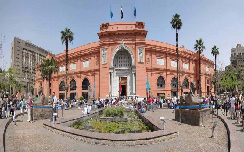The Egyptian Museum in Cairo contains the world's most extensive collection of pharaonic antiquities