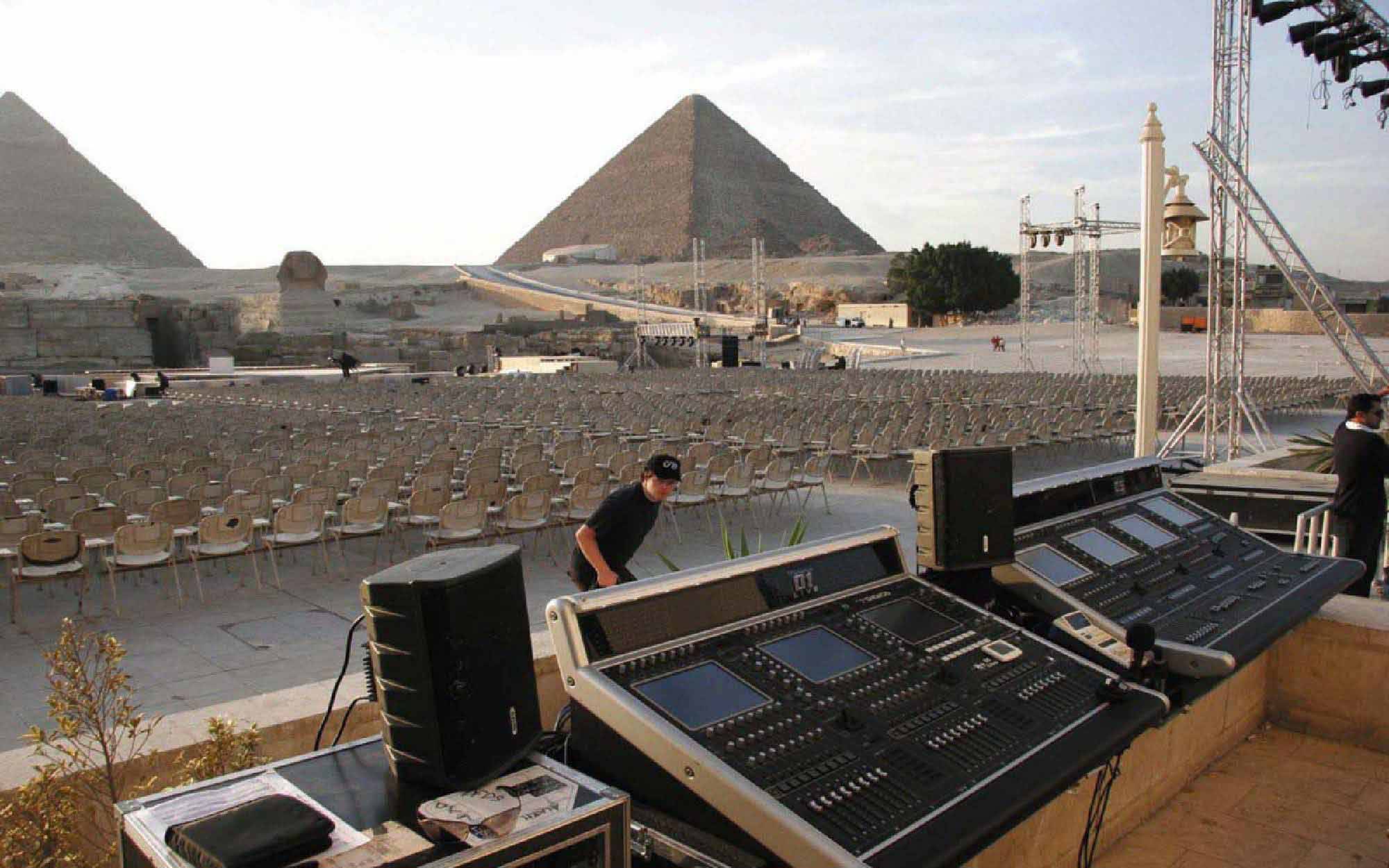 Sound & Light Show at Pyramids